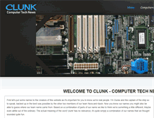 Tablet Screenshot of clunk.org.uk